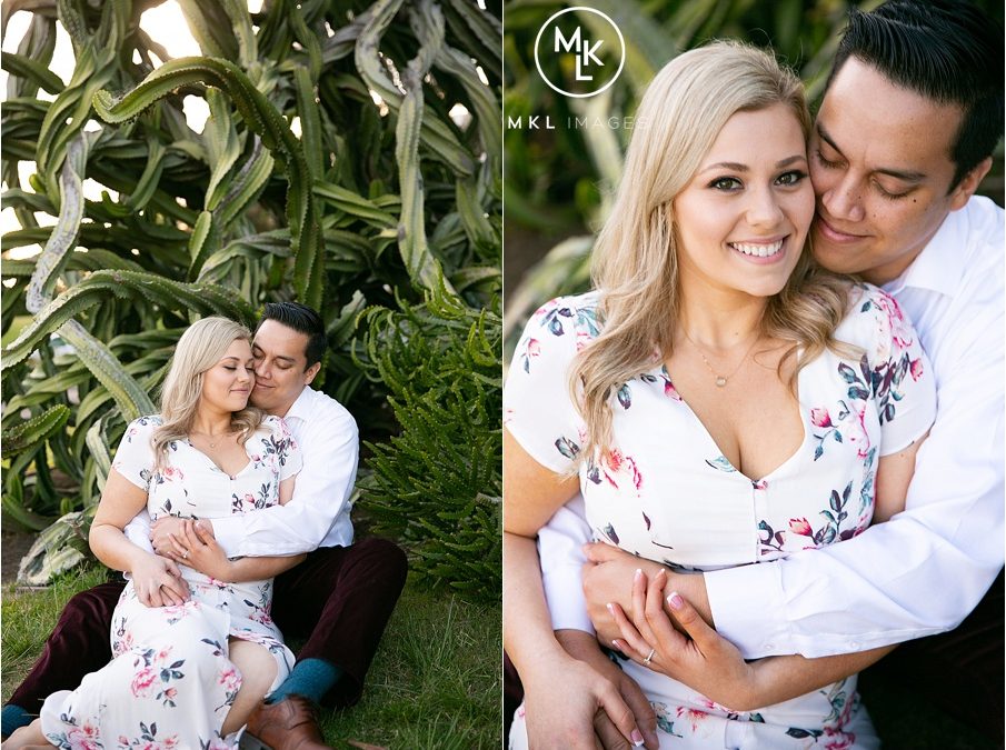 Cactus Garden Engagement Session Balboa Park